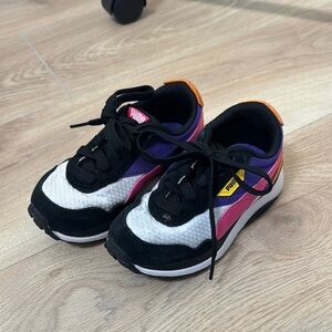 PUMA Toddler Girls Cruise Rider Peony Lace Up Sneakers Pink Purple Size 11C
